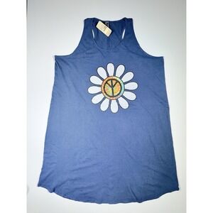 Instant Message Sleeveless Cozy Dress Sz XL Flower Print‎ Tank Lounge Boho